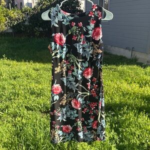 Tommy Hilfiger Pretty Black Floral Dress for Spring